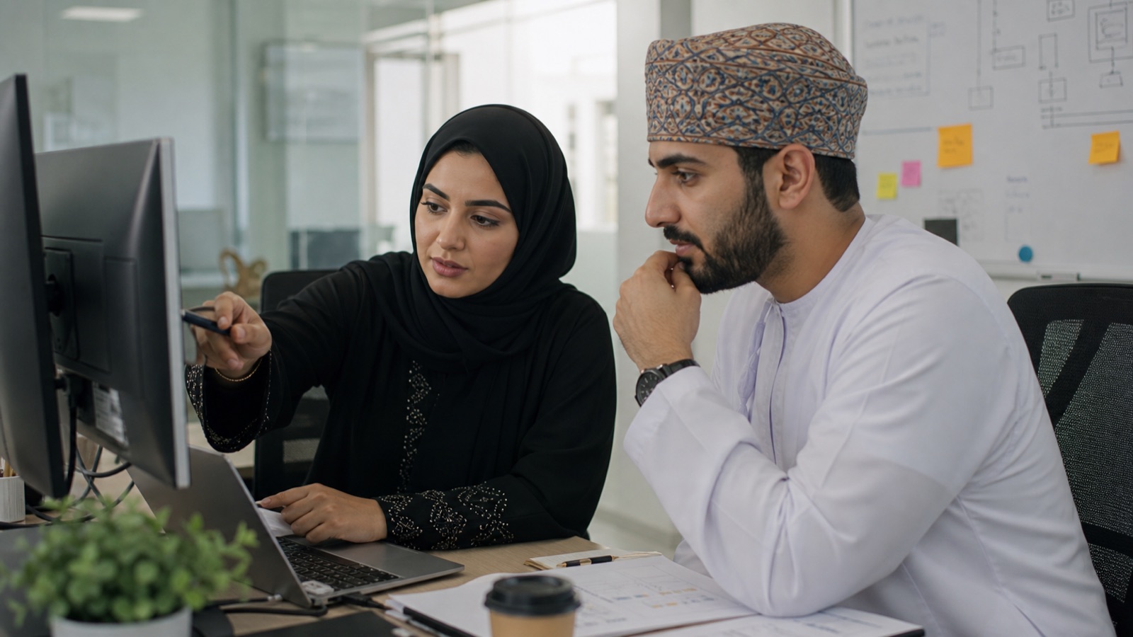 Software and security team reviewing a business API integration