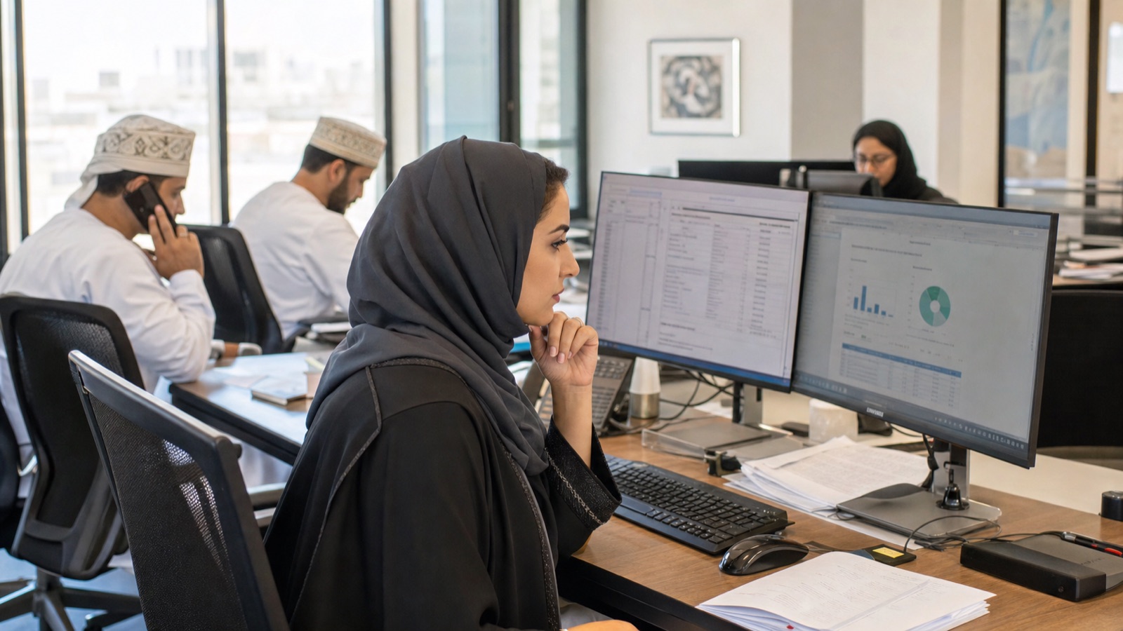 Finance team reviewing automated invoice reminder rules and customer status