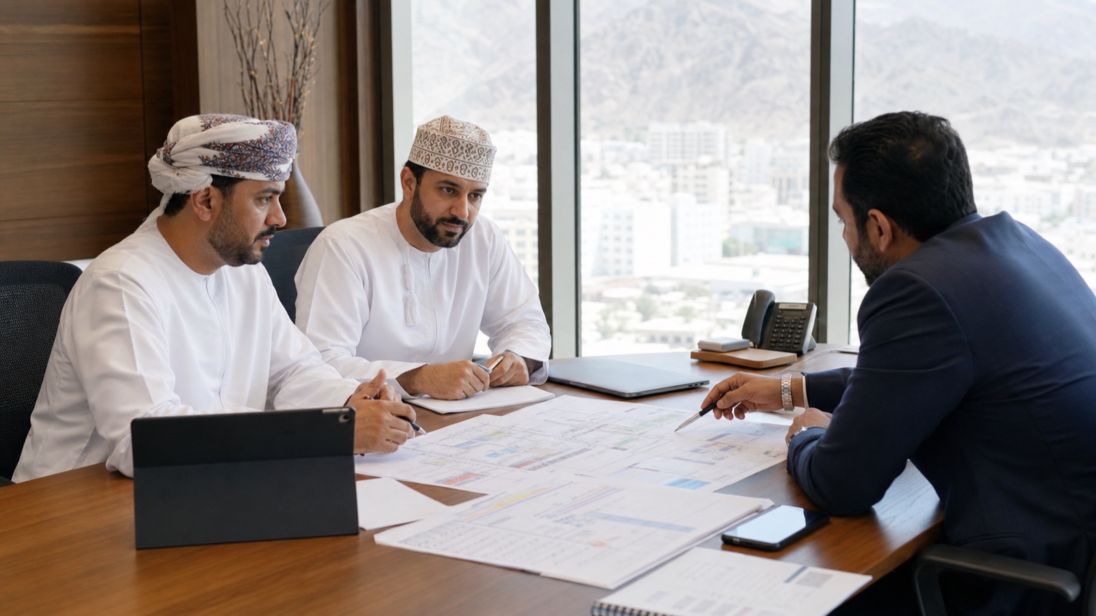 Oman business leaders evaluating an Odoo implementation delivery plan