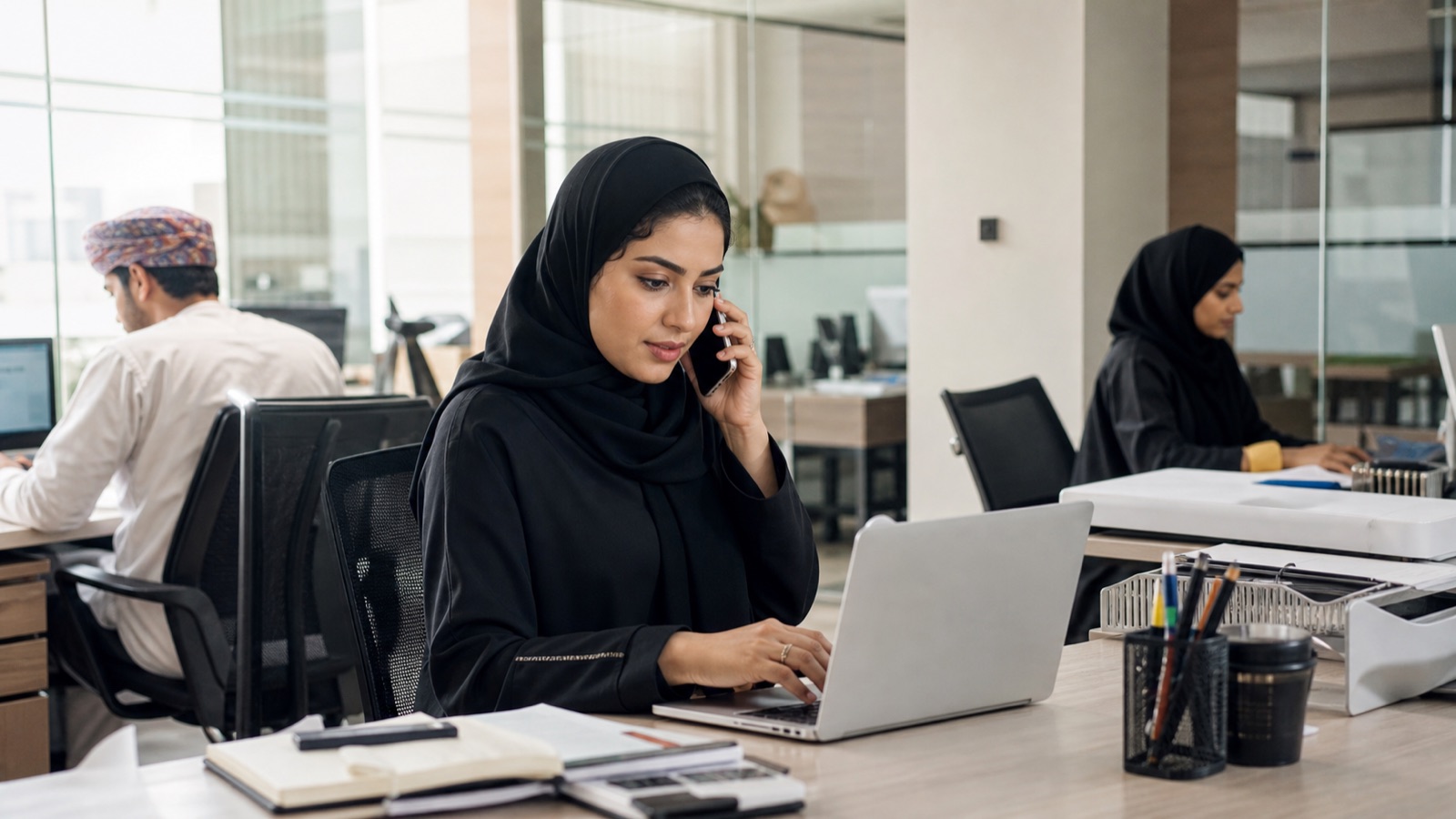 Oman sales team managing new lead response and qualification in CRM
