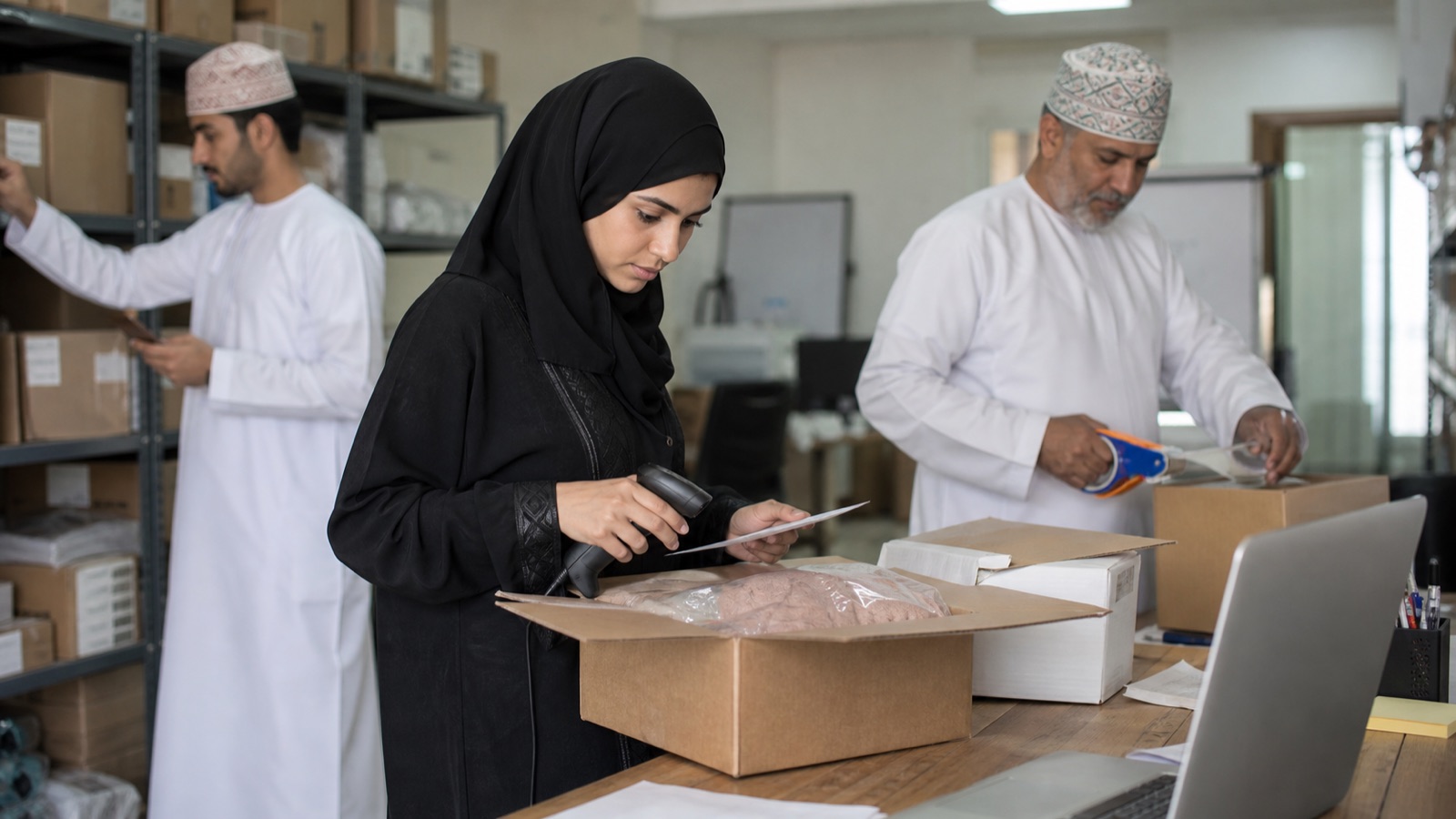 Oman business professionals working on Ecommerce Website Readiness Checklist for Oman