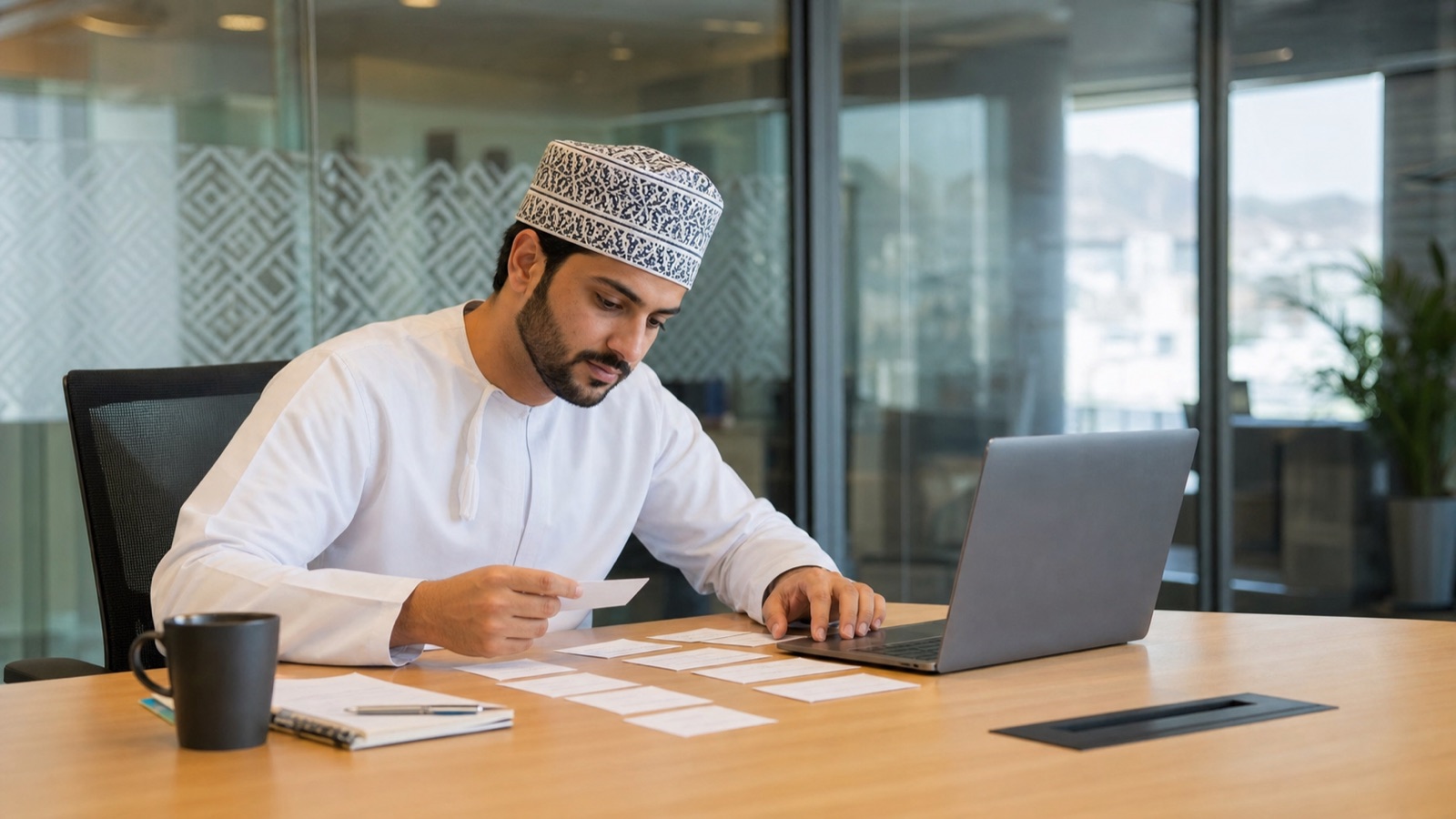 Oman business professionals working on Email Marketing Automation Guide for B2B Companies