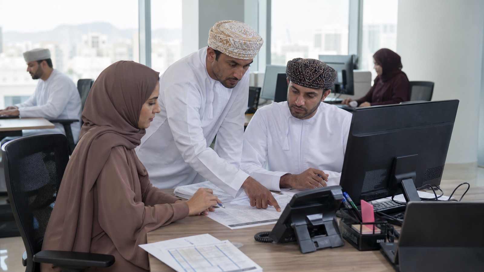 Operations team validating customer, supplier and product master data