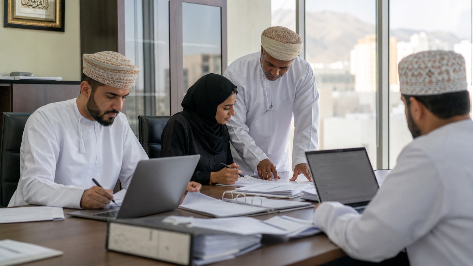Oman finance team validating Odoo accounting configuration before go-live